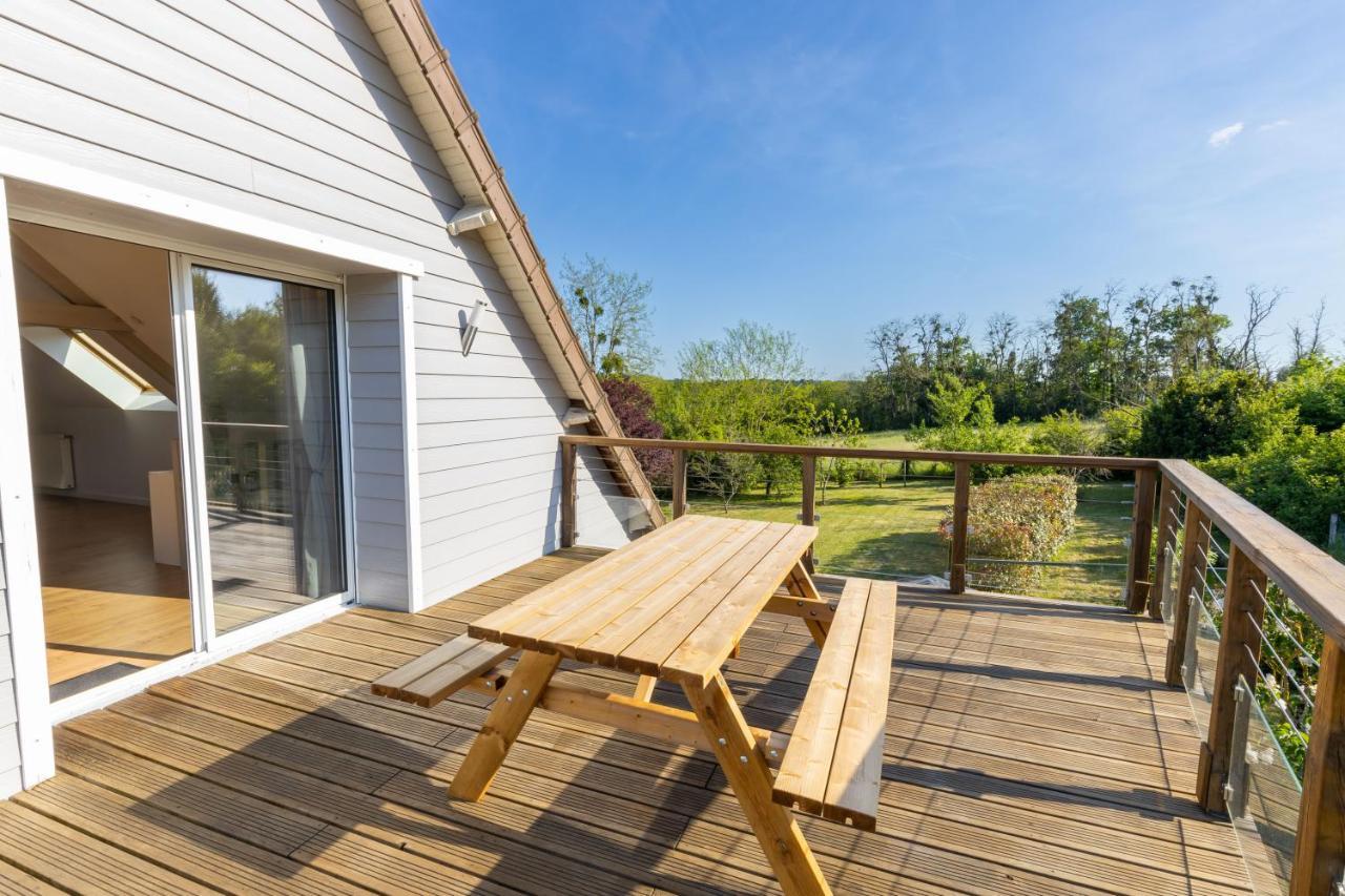 Appartement Des Grands Champs Avec Terrasse Saint-Aignan  Eksteriør bilde